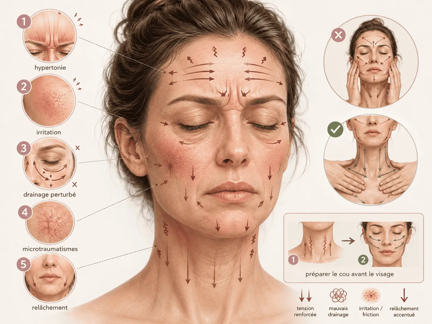 Les dangers d’un massage du visage mal réalisé