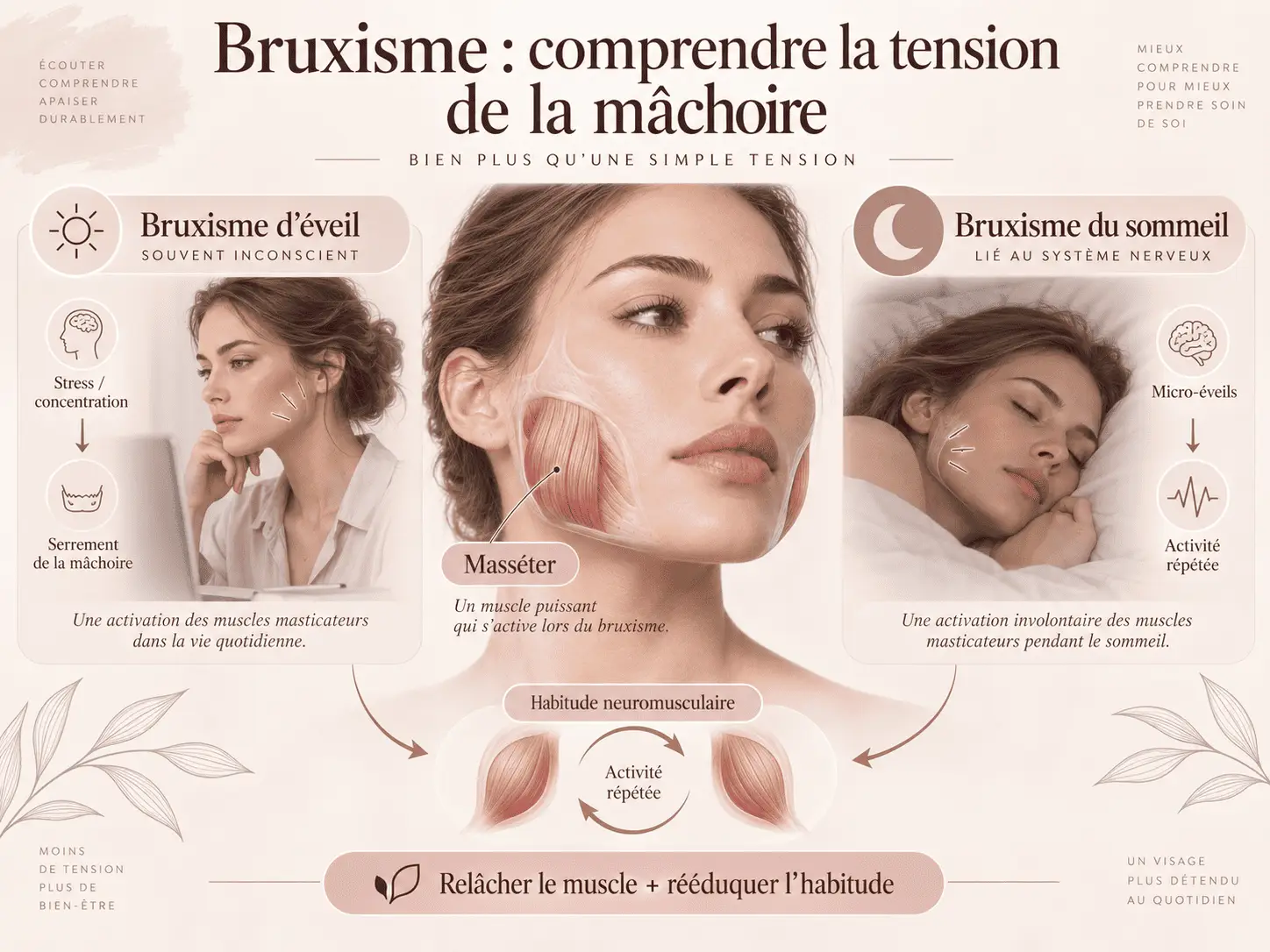 Bruxisme : comprendre la tension mandibulaire
