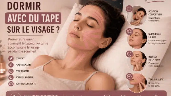 Dormir avec du tape visage ?