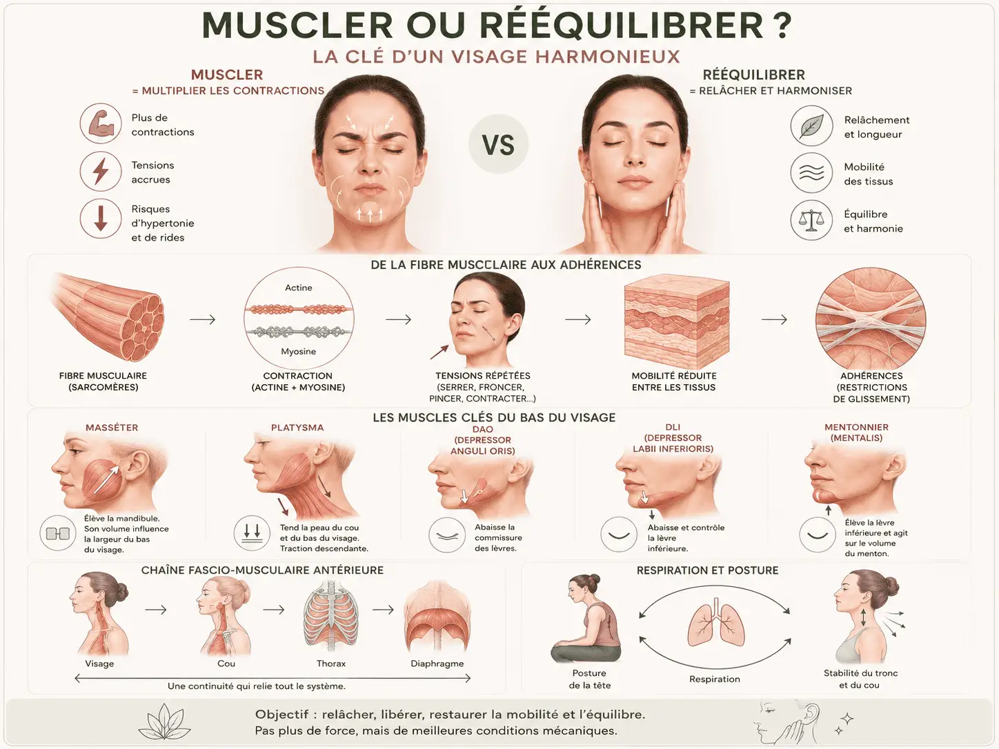 Muscler ou r&eacute;&eacute;quilibrer le visage ?