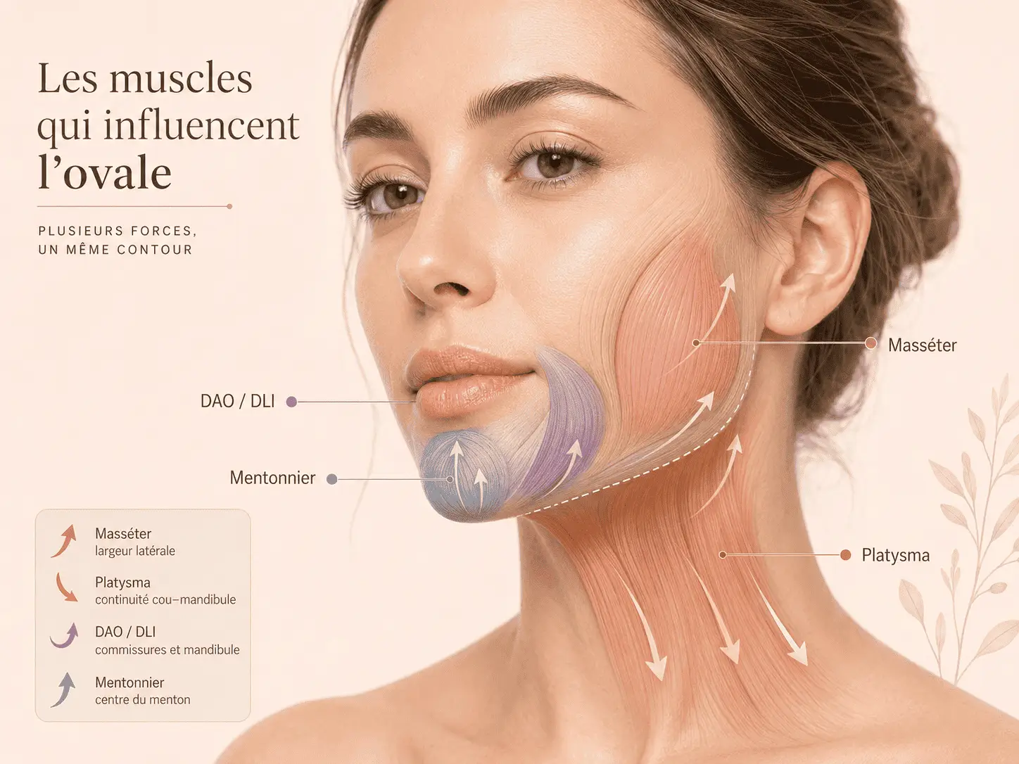 Les muscles qui influencent l&rsquo;ovale