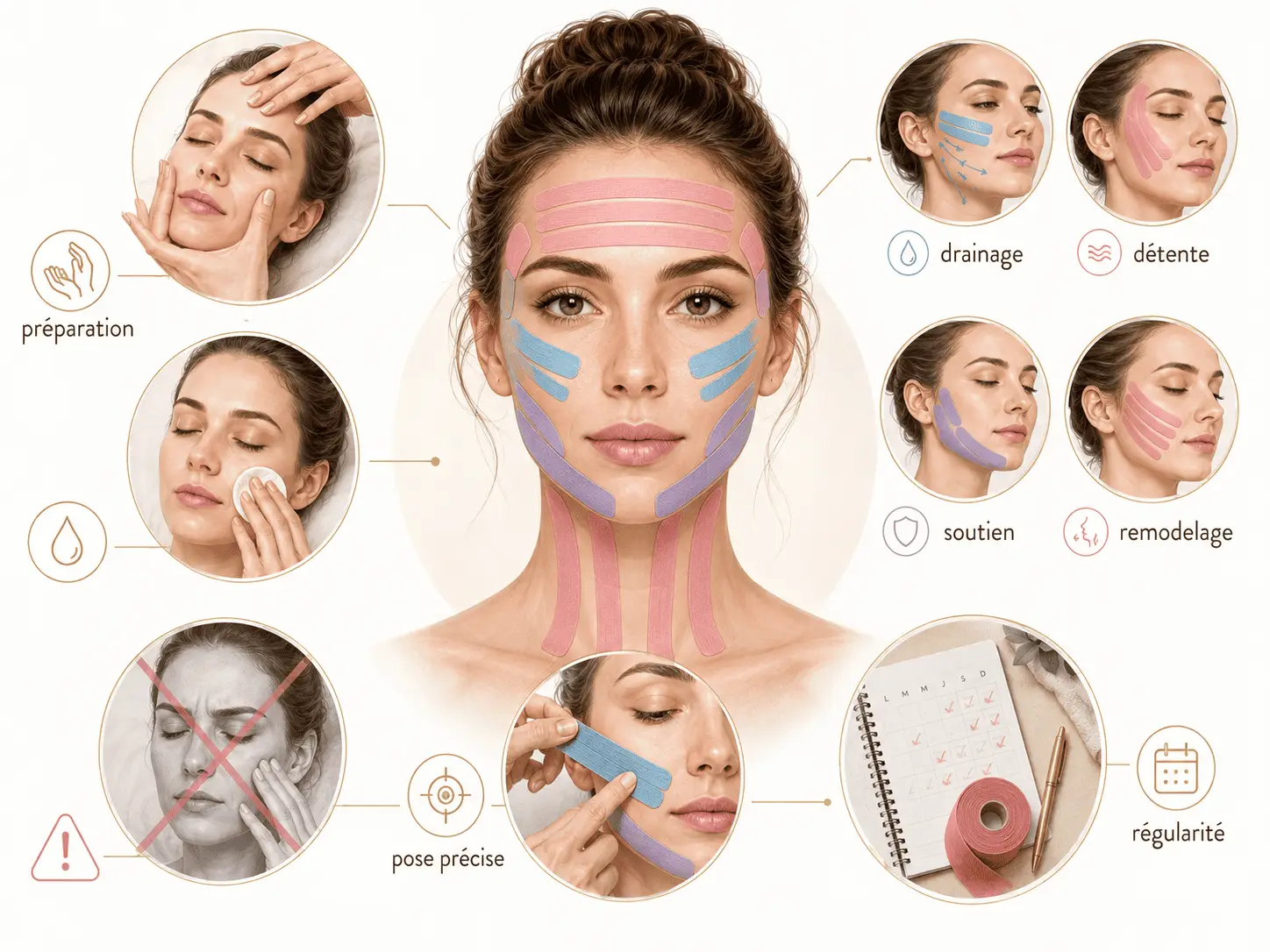 Les erreurs qui limitent l’efficacité du face taping