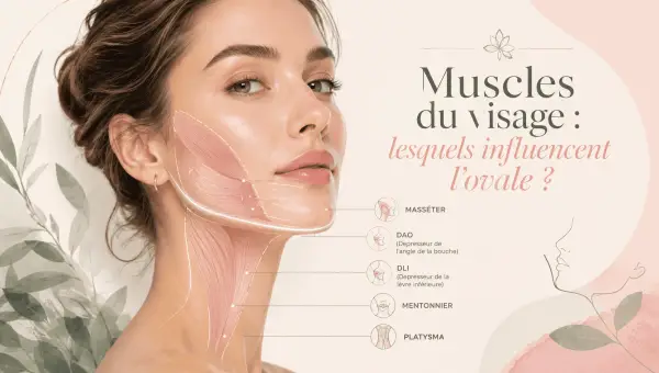 Infographie des muscles du visage
