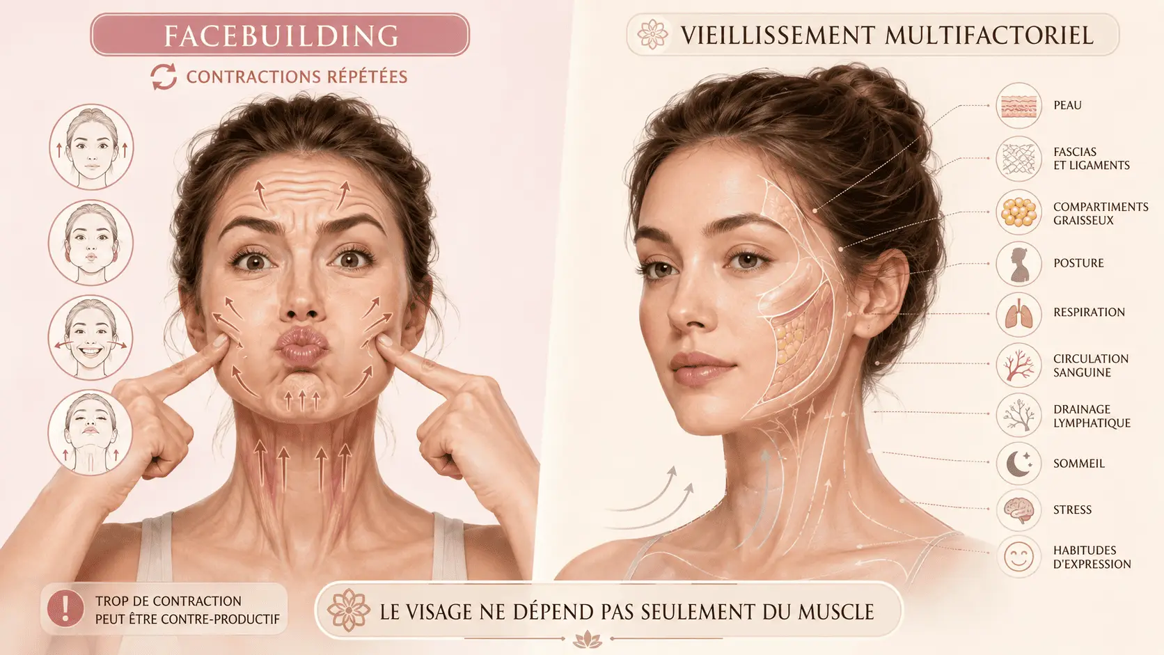 Facebuilding ou vieillissement multifactoriel